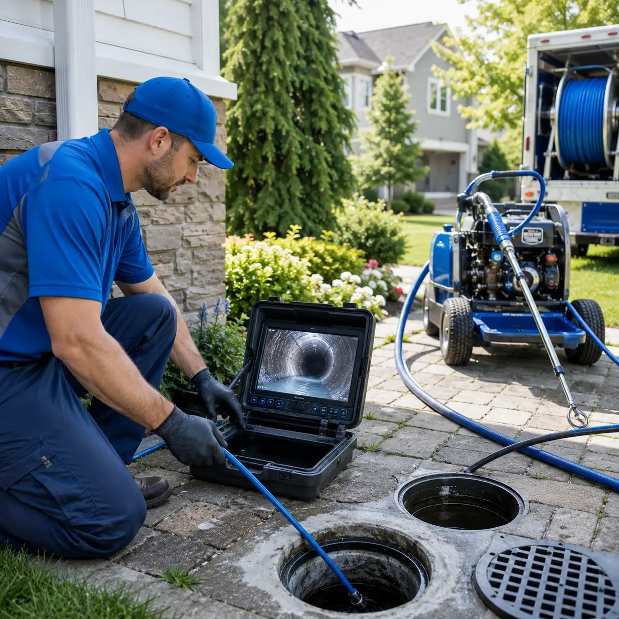 Outdoor drain cleaning professionals serving Fort Calhoun, NE